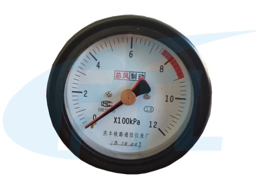 YTS-80Z Double Needle Pressure Gauge (for subway)